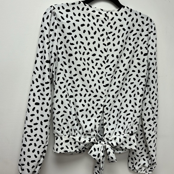 MILEY + MOLLY Blouse for women usable in the office in black and white size M - Picture 7 of 10